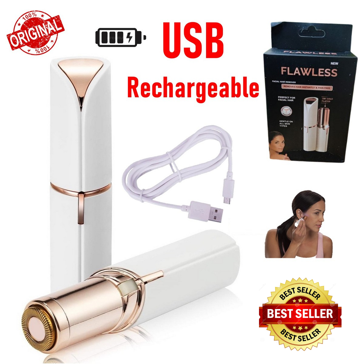 Flawless hair remover Rechargeable